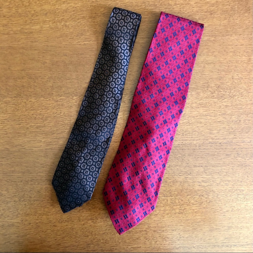 3 for $15 * Vintage Tie Italian Silk Bundle of 2